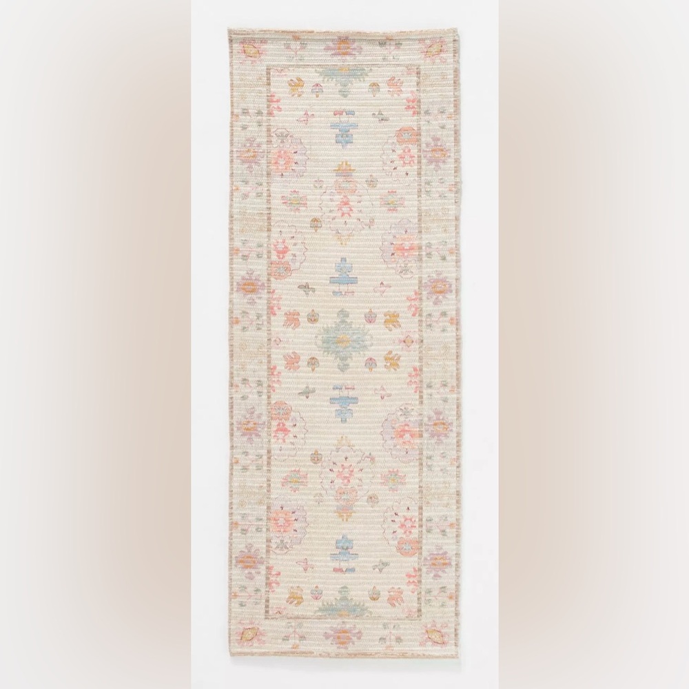 Anthropologie Malthe Cotton Printed Bath Mat *NWT
